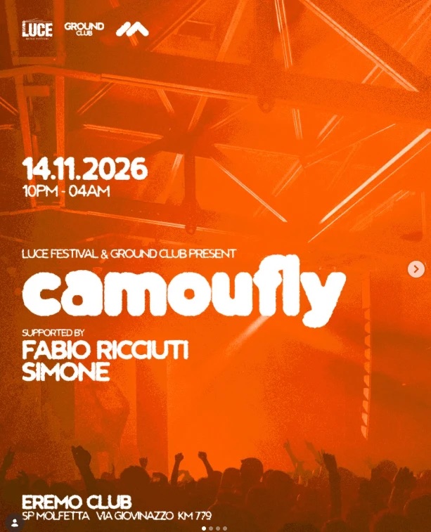Camoufly flyer, 14.11.2026, Eremo Club