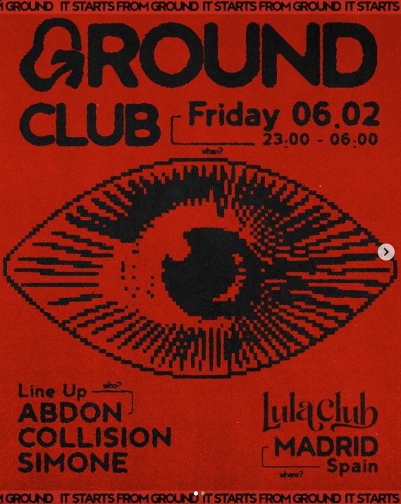 Flyer: Lula Club, Madrid, 06.02