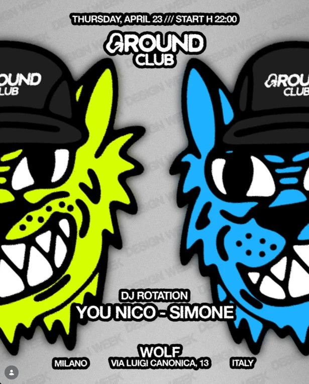 Flyer: Wolf, Milan, 23.04